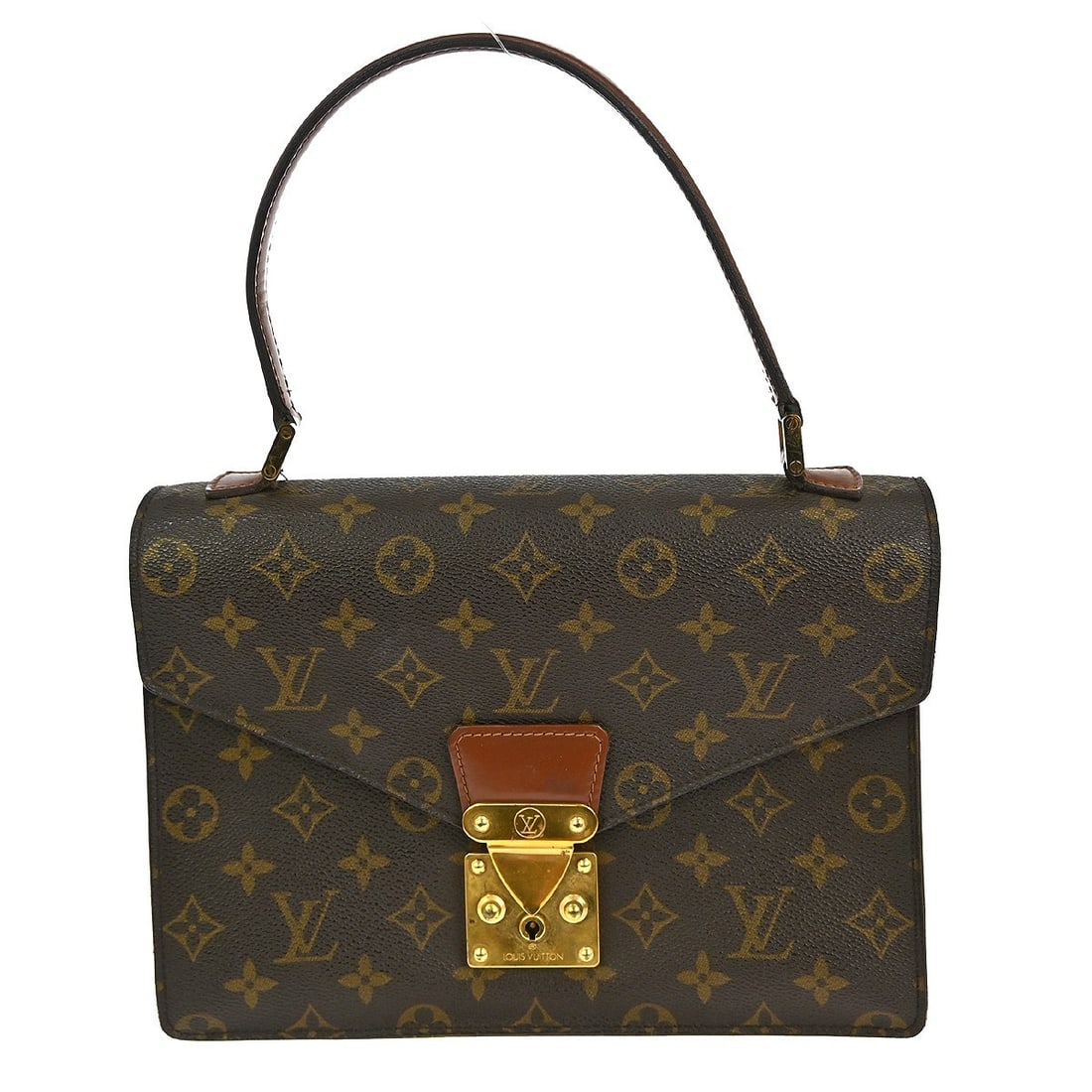 Louis Vuitton Concorde Monogram Handbag M51190 Vintage Brown (1 of 10)