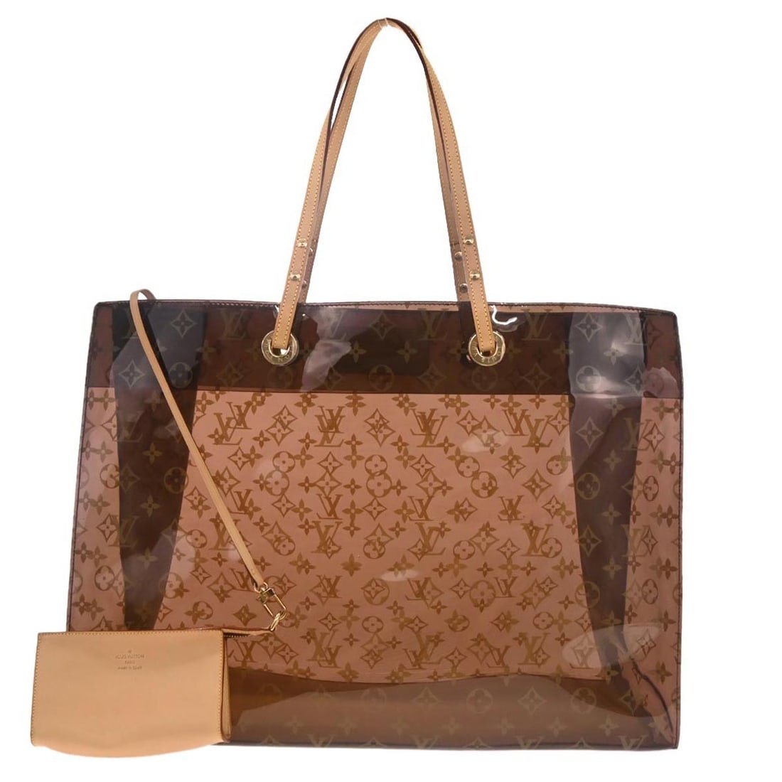 Louis Vuitton Cabas Cruise Monogram Vinyl Tote Bag M50500: Louis Vuitton Cabas Cruise Monogram Vinyl Tote Bag M50500 This Louis Vuitton Monogram Vinyl Cabas Cruise Tote Bag is a stylish and practical accessory perfect for casual occasions. Crafted from durabl
