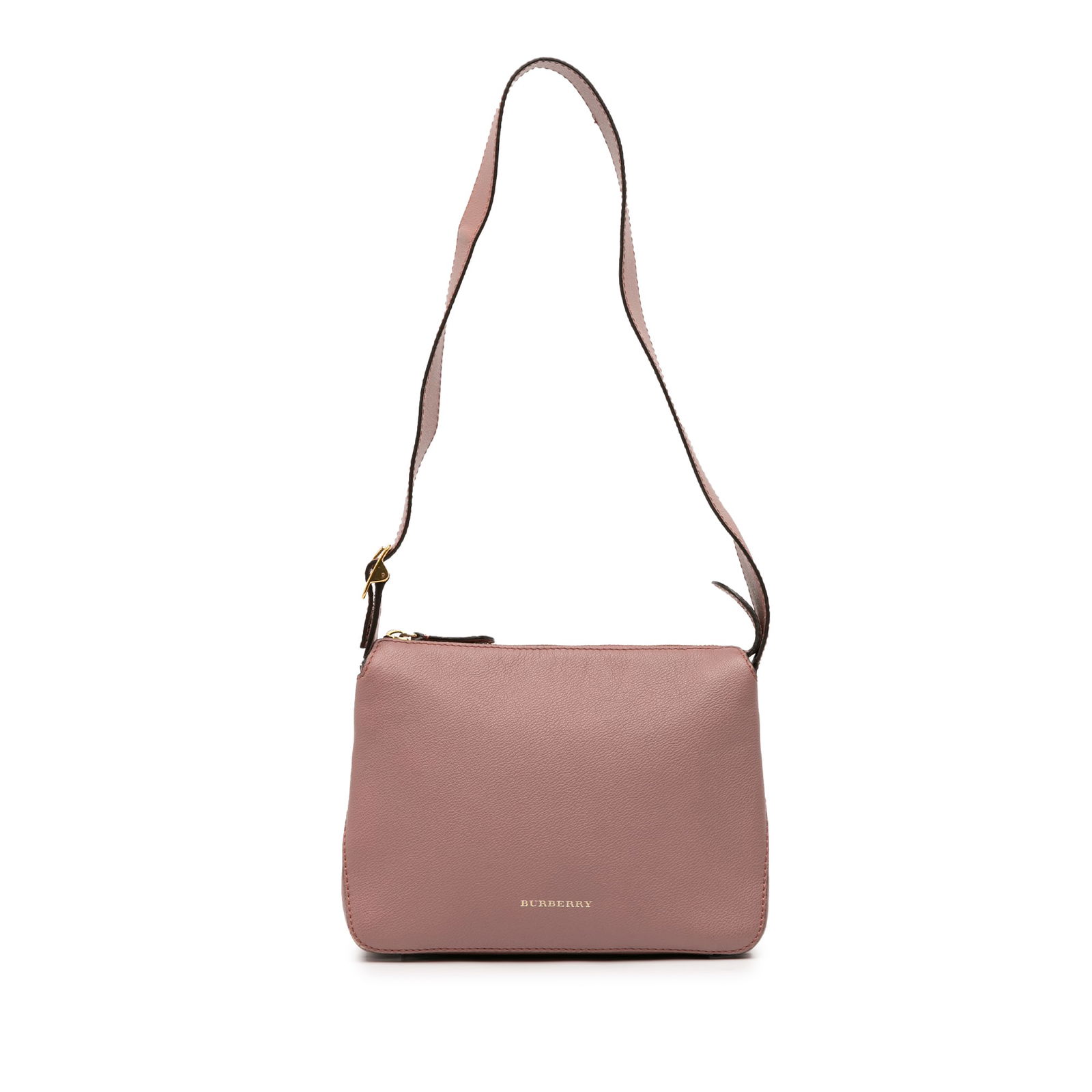 Burberry Helmsley Pink Grained Calfskin Crossbody Bag (1 of 12)