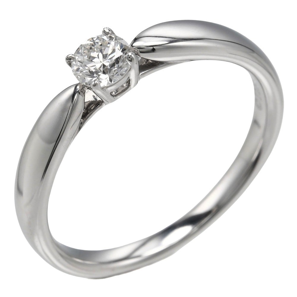 Harmony Solitaire Ring by Tiffany & Co. Polished Finish: Harmony Solitaire Ring by Tiffany & Co. Polished Finish This Tiffany & Co. Harmony Solitaire ring is designed for women and features a polished finish. The ring is pre-owned and may show minor scratch