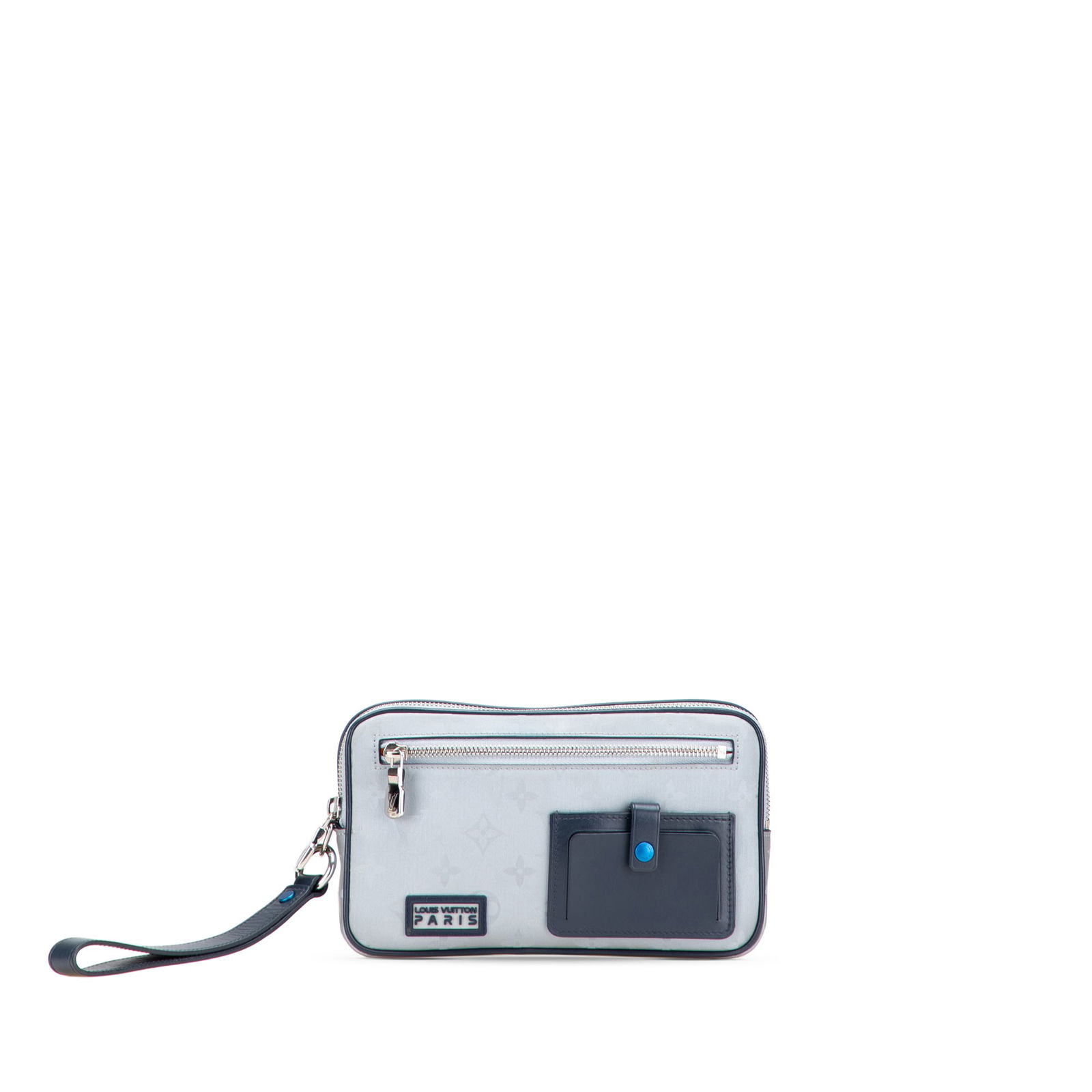 Louis Vuitton Monogram Satellite Alpha Clutch Gray Canvas (1 of 13)