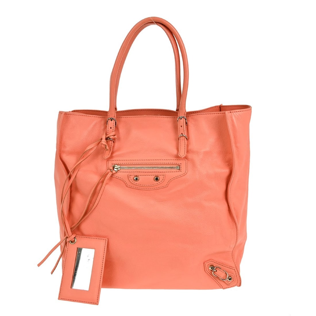 Balenciaga Papier Pink Leather Small Top Handle Handbag 255412.5620.H.515859 (1 of 10)