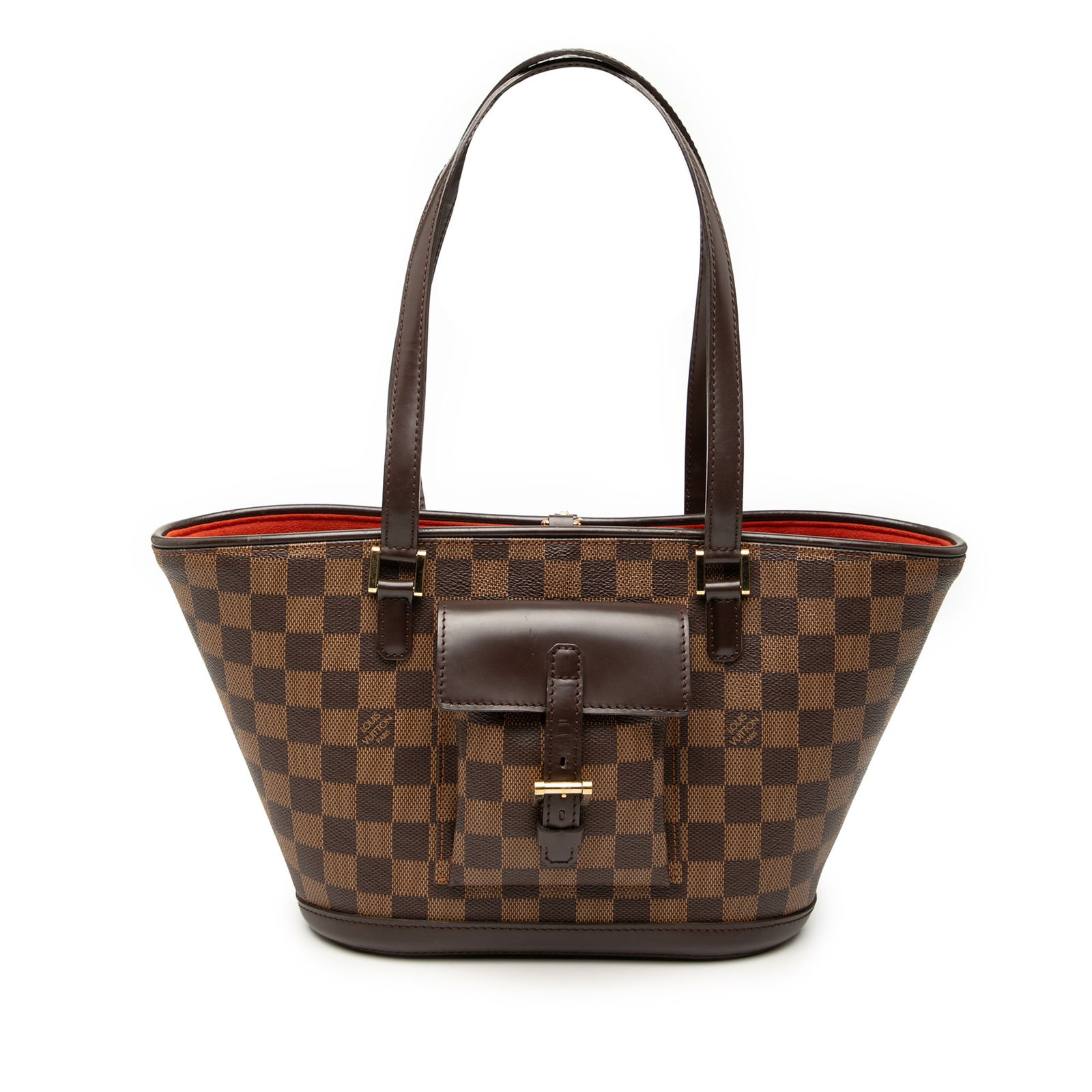 Louis Vuitton Damier Ebene Manosque PM Brown Bag (1 of 7)