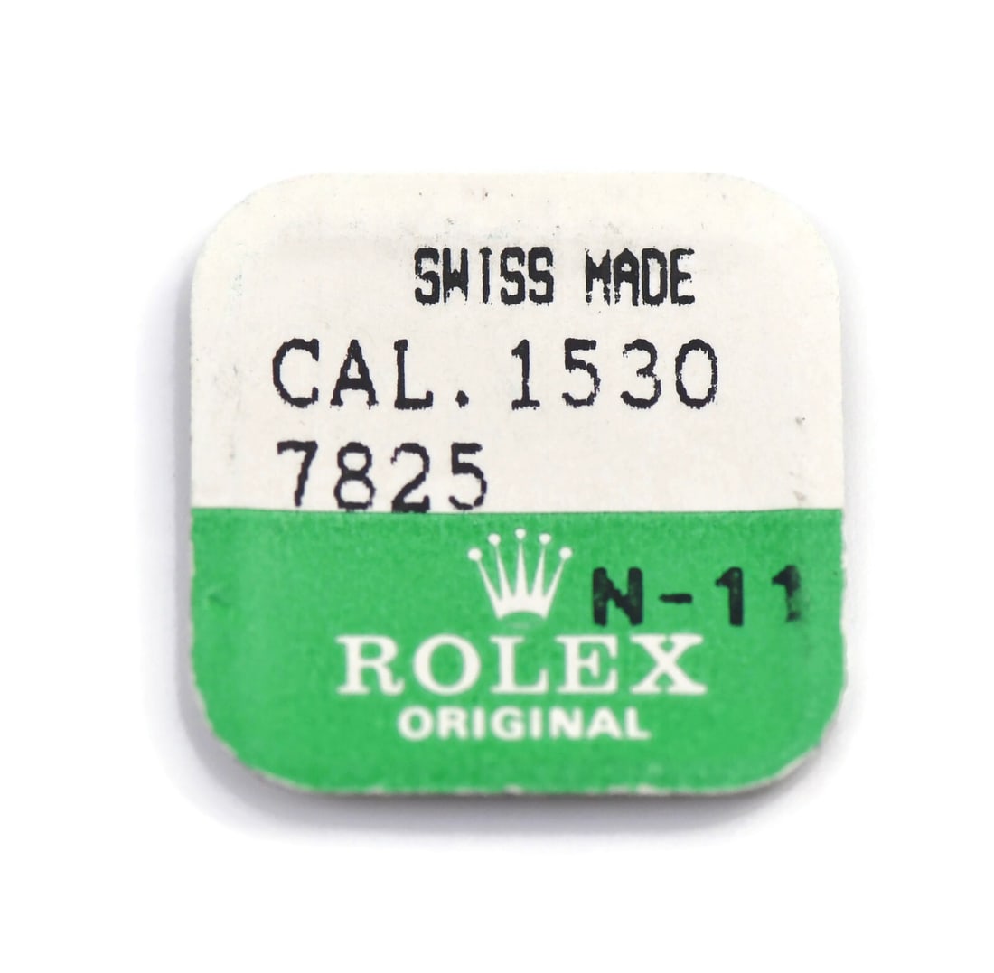 Rolex Mainspring for Caliber 1530-7825: Rolex Mainspring for Caliber 1530-7825 This is a pre-owned Rolex Mainspring compatible with the Rolex Caliber 1530-7825. Designed for optimal performance, this mainspring is essential for maintaining