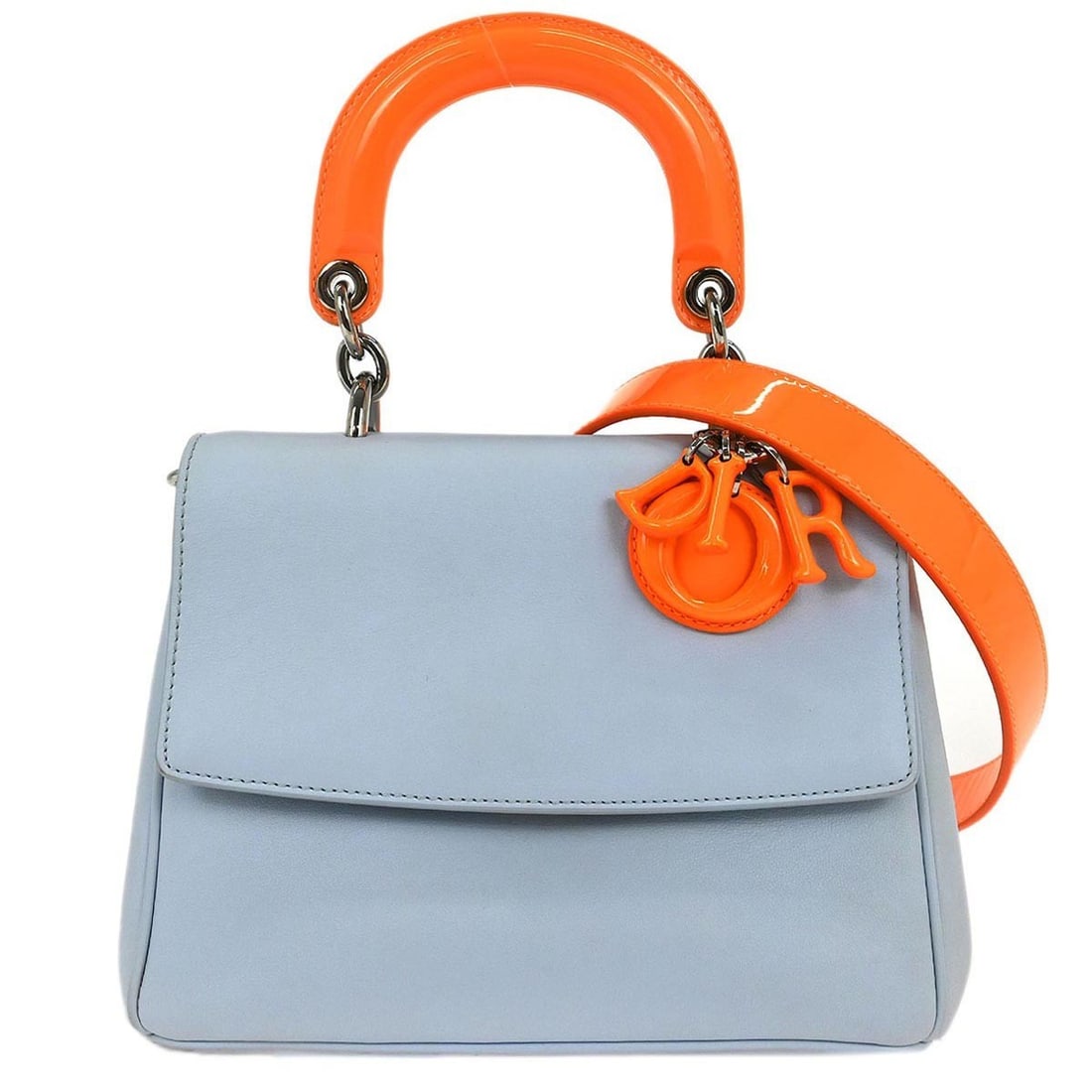 Christian Dior Light Blue Be Dior Top Handle Handbag 28-MA-0116 (1 of 10)