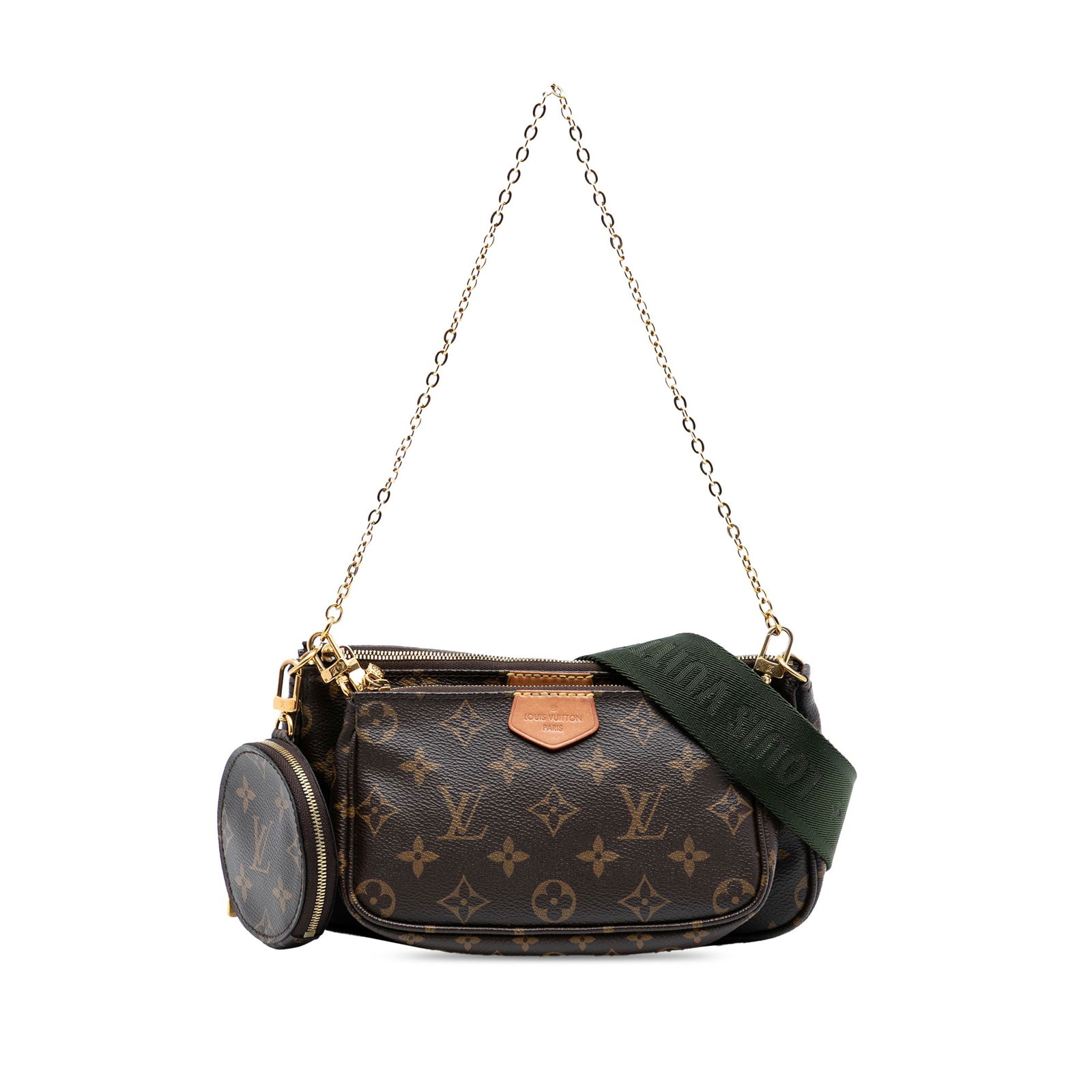 Louis Vuitton Monogram Multi Pochette Accessoires with Chain and Mini Pouches (1 of 7)