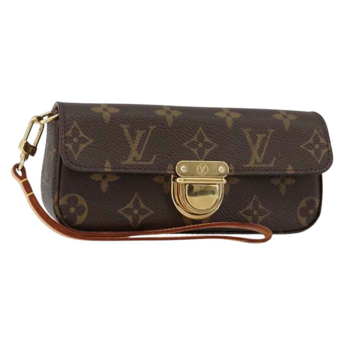 LOUIS VUITTON Monogram Pochette Glasses Case M60008 France Auth (1 of 18)