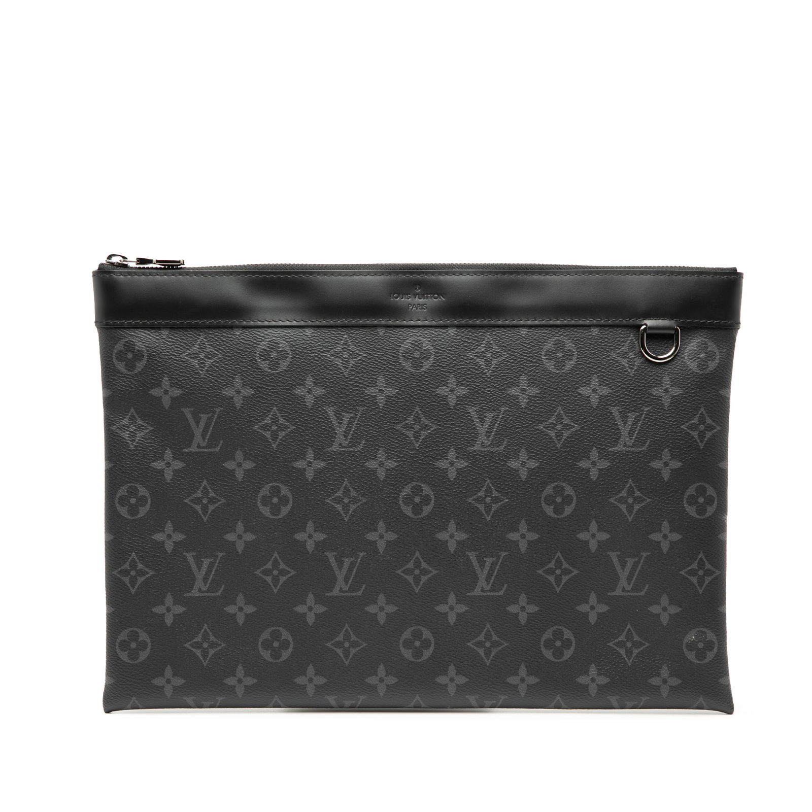 Monogram Eclipse Discovery Pochette GM Black Canvas Pouch by Louis Vuitton (1 of 7)