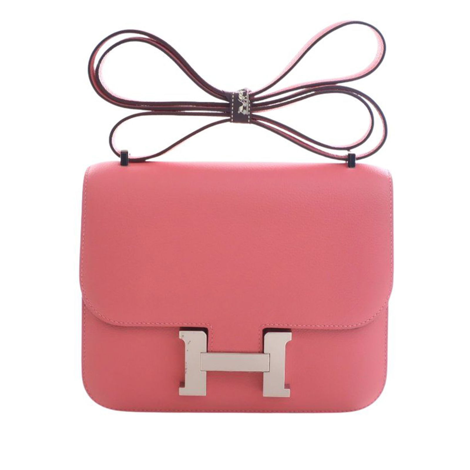 Hermes Constance Mini 18 Rose Azalee Evercolor Leather Shoulder Bag (1 of 15)