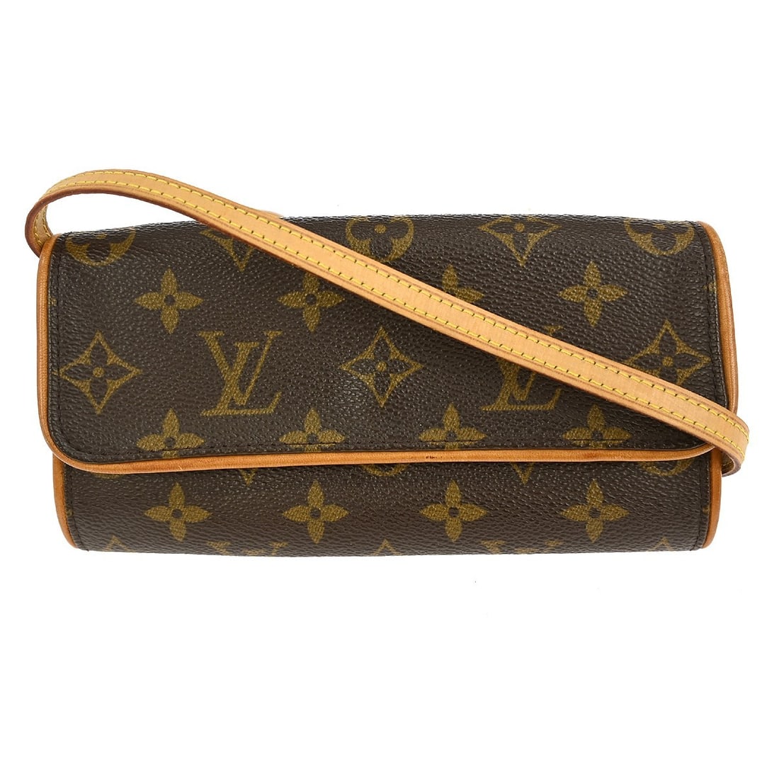 Louis Vuitton Twin Brown Clutch Shoulder Bag (1 of 1)