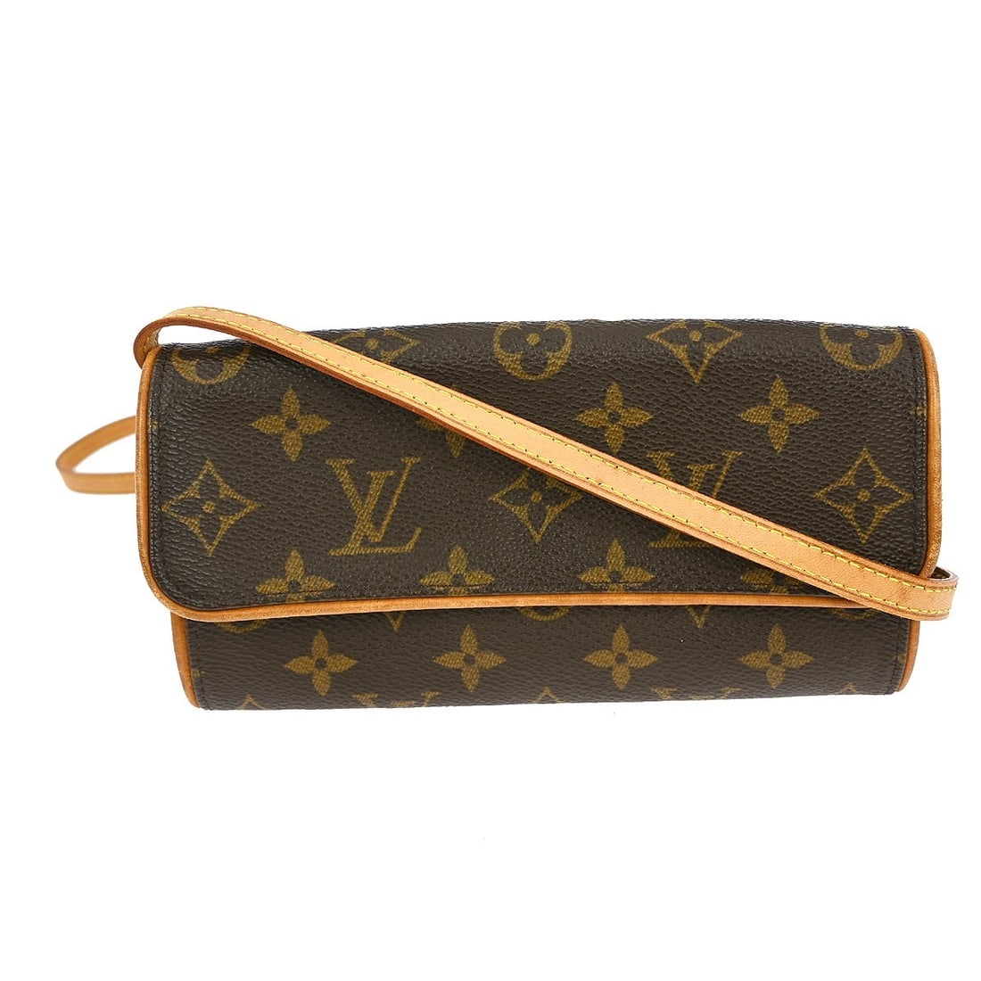Louis Vuitton Pochette Twin PM Monogram Shoulder Bag M51854: Louis Vuitton Pochette Twin PM Monogram Shoulder Bag M51854 This Louis Vuitton Pochette Twin PM Shoulder Bag combines elegance and practicality, making it perfect for casual outings. Crafted from dura