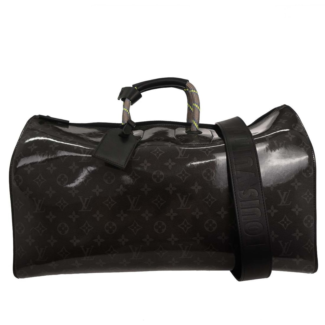 Louis Vuitton Keepall Bandouliere 50 Monogram Glaze Duffle Black (1 of 10)