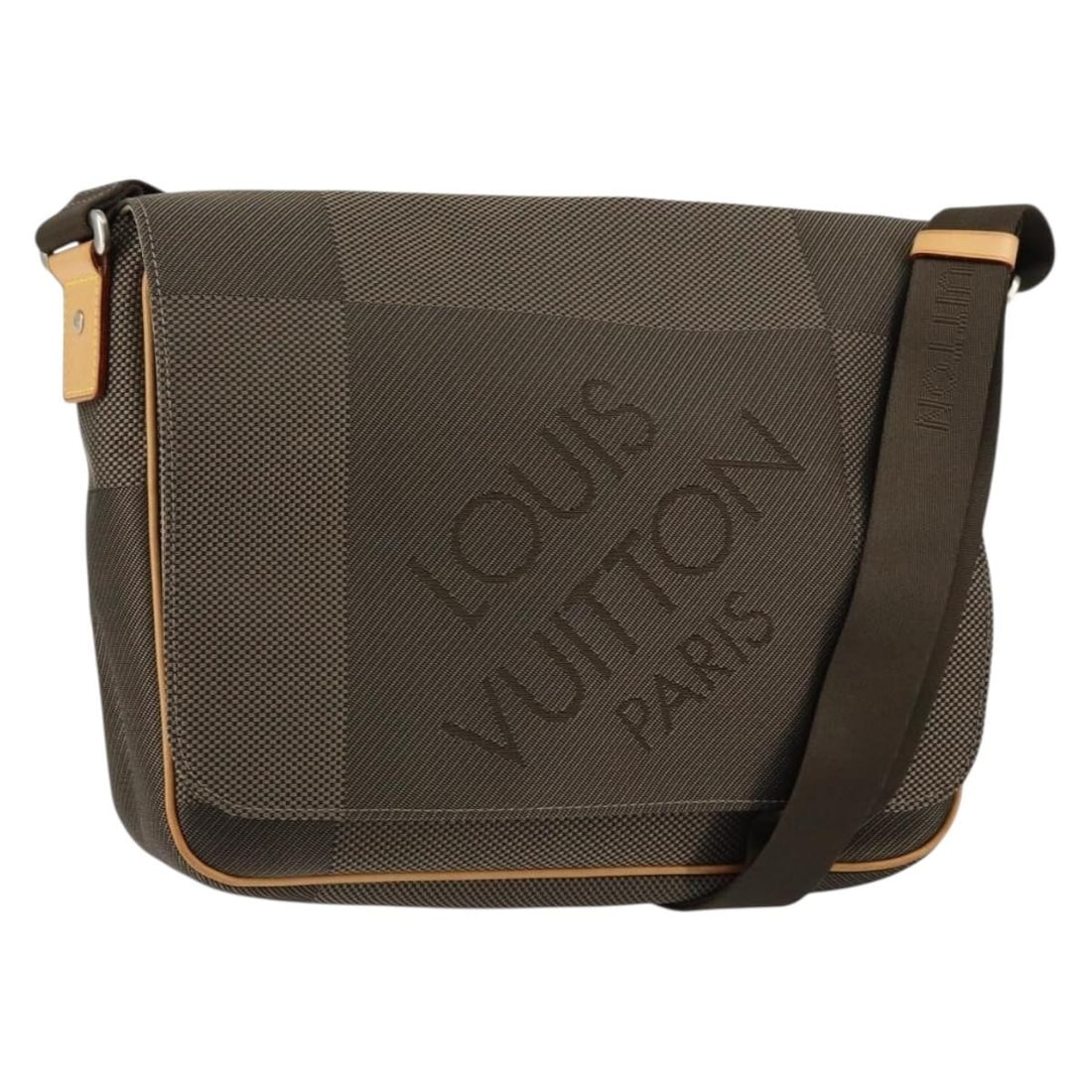 LOUIS VUITTON Damier Geant Petite Message Shoulder Bag M93617 Auth (1 of 18)