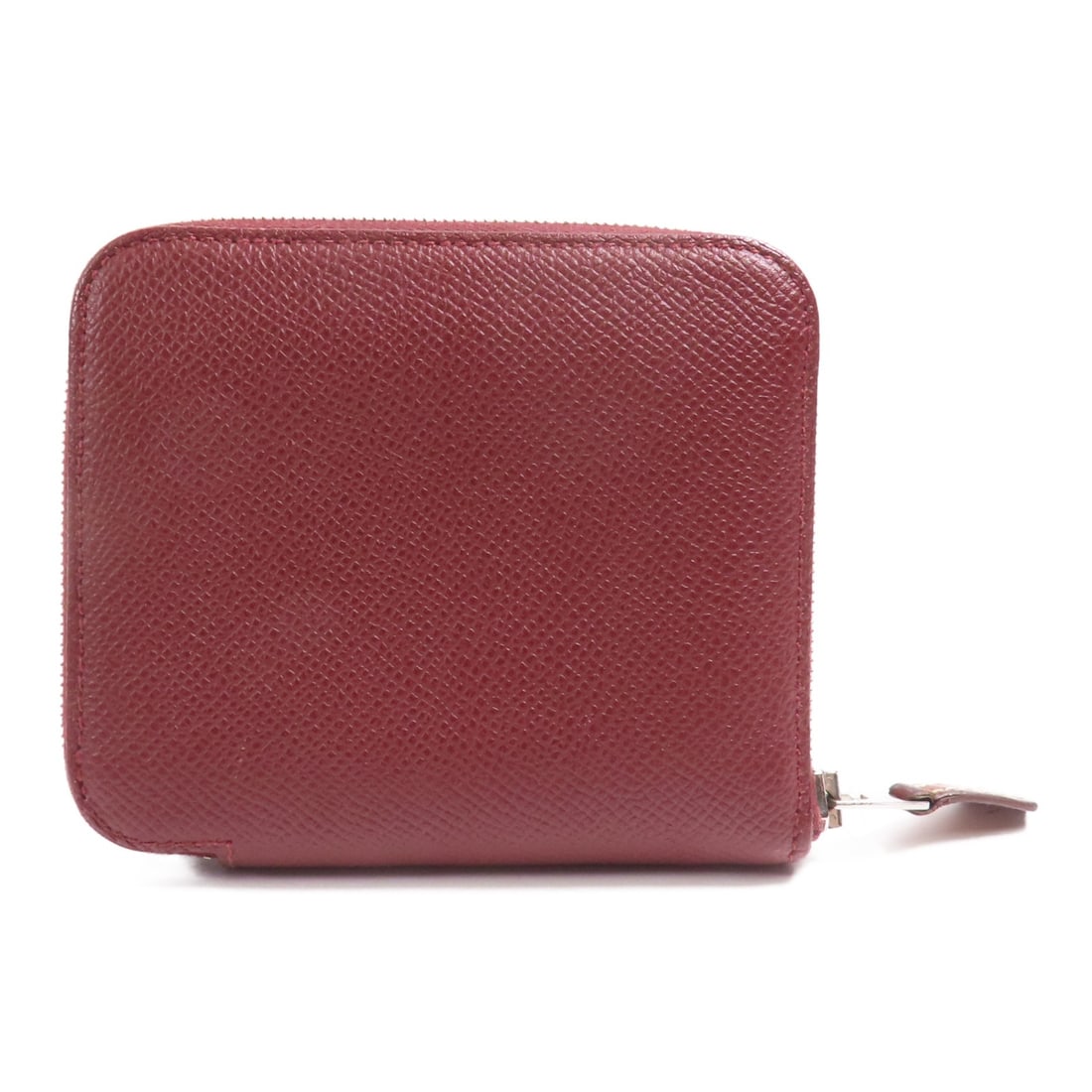 HERMES Round Wallet Epsom Leather Brown Compact PHW (1 of 13)