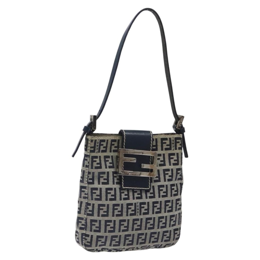 Navy Shoulder Purse by Fendi Vintage Collection (1 of 1)
