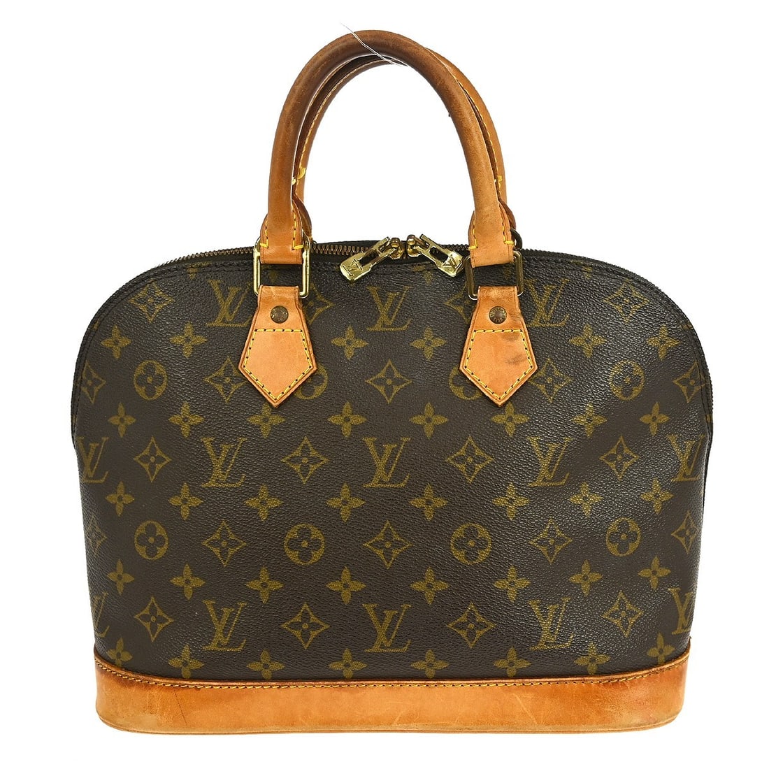 Louis Vuitton Alma Handbag Monogram M51130 Vintage Brown Canvas (1 of 10)
