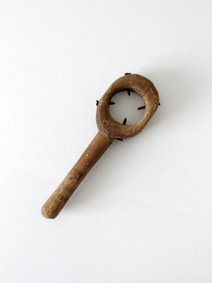 Rustic Vintage Handmade Wooden Tool for Farmhouse Decor (1 of 8)