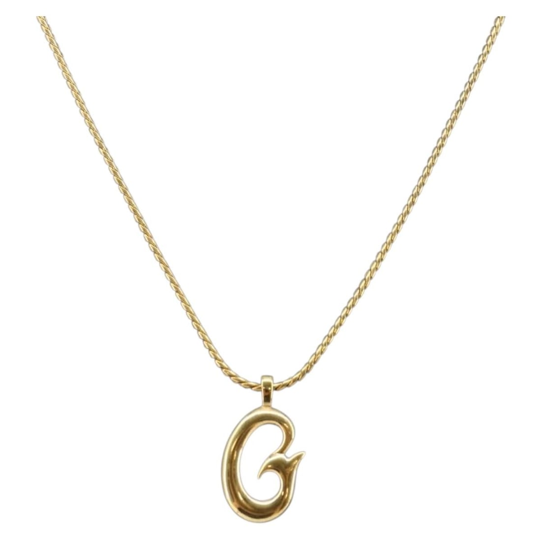 GIVENCHY Gold Tone Metal Necklace Authentic AM9151 (1 of 13)