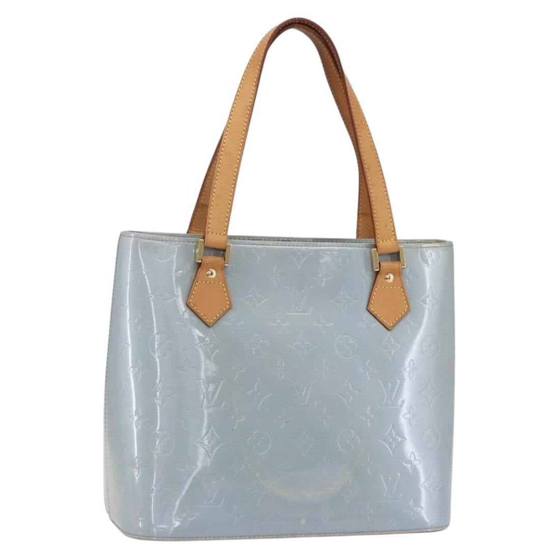 LOUIS VUITTON Monogram Vernis Houston Hand Bag Lavande M91218 Authentic (1 of 18)
