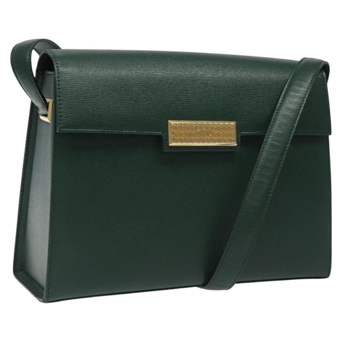 Christian Dior Green Leather Shoulder Bag Made in Italy (1 of 18)