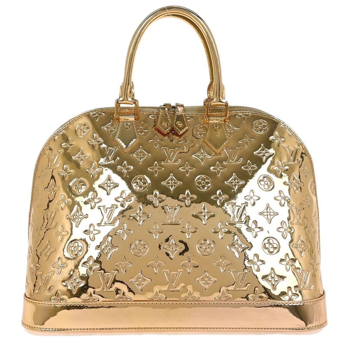 Louis Vuitton Alma GM Gold Monogram Miroir Handbag M95274 (1 of 10)
