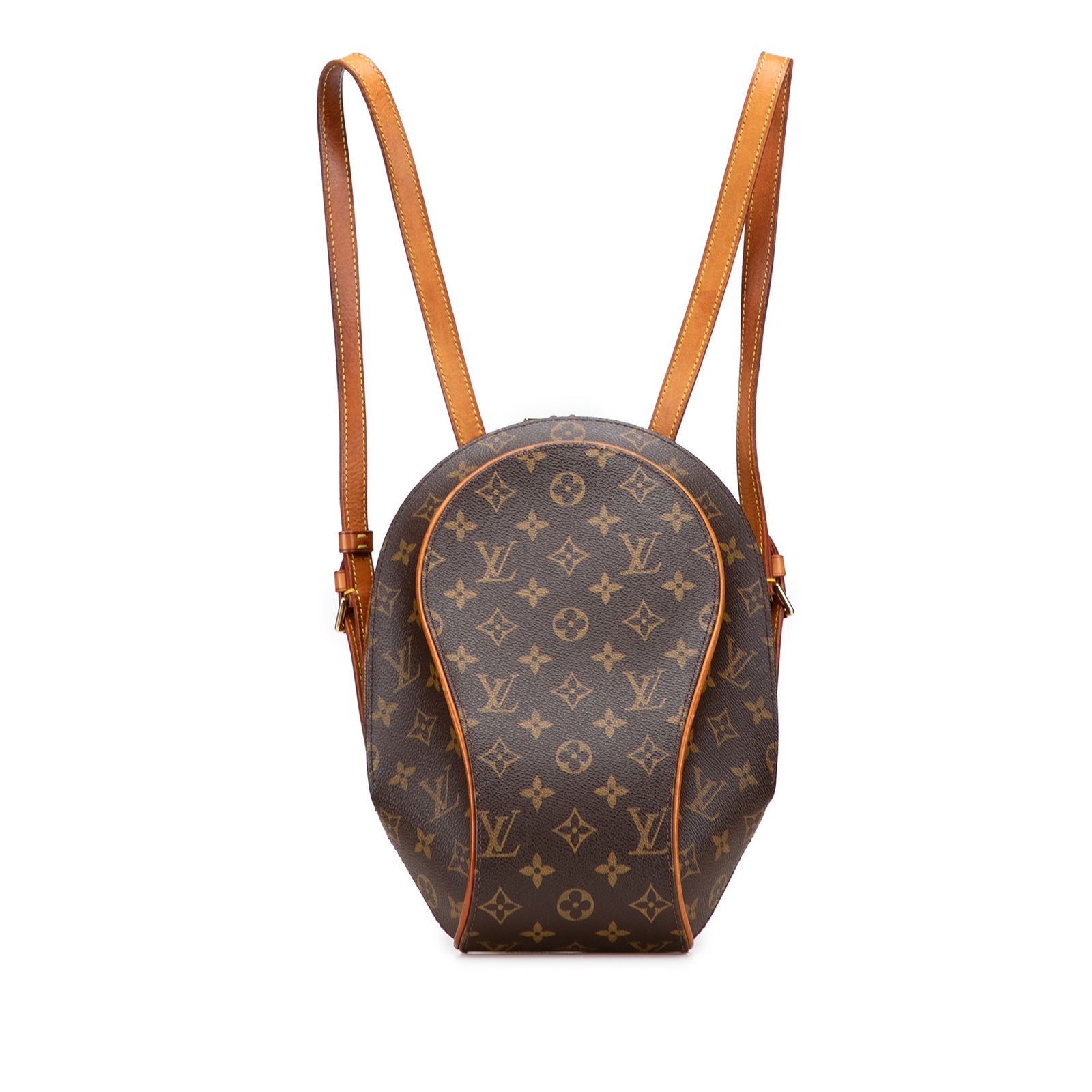 Louis Vuitton Monogram Ellipse Backpack Canvas Brown: Louis Vuitton Monogram Ellipse Backpack Canvas Brown The Louis Vuitton Monogram Ellipse Backpack is a stylish and functional accessory crafted from monogram canvas with vachetta leather trim. This bac