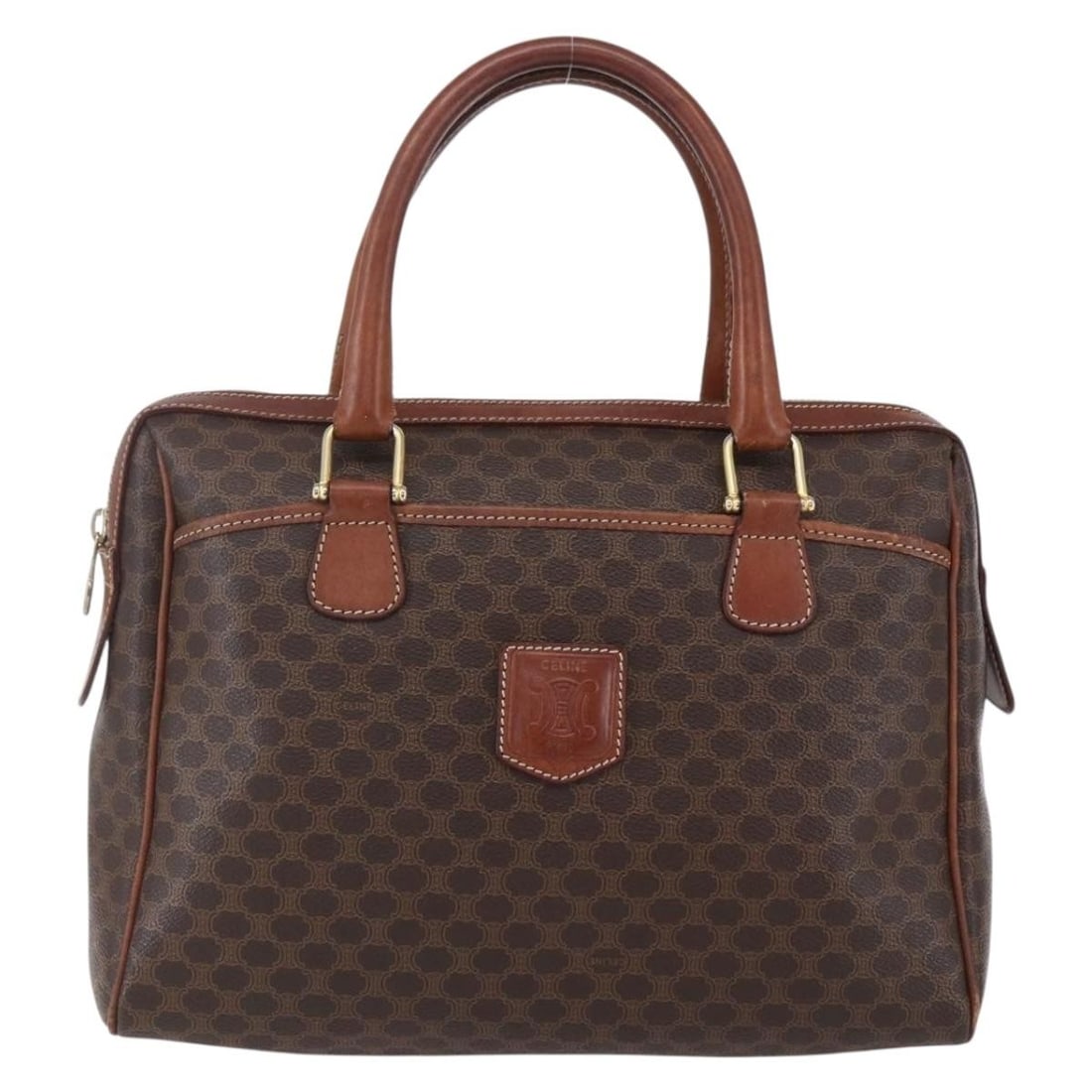 Vintage Macadam Brown Handbag by Celine (1 of 2)