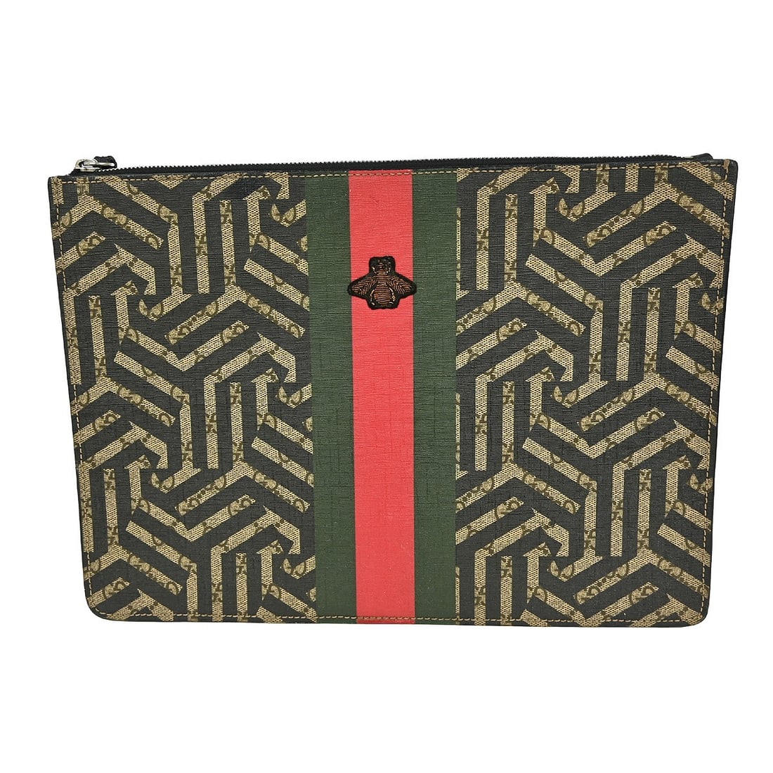 Gucci Beige GG Supreme Clutch Bag 429004 325040 NQ03098 Italy (1 of 6)