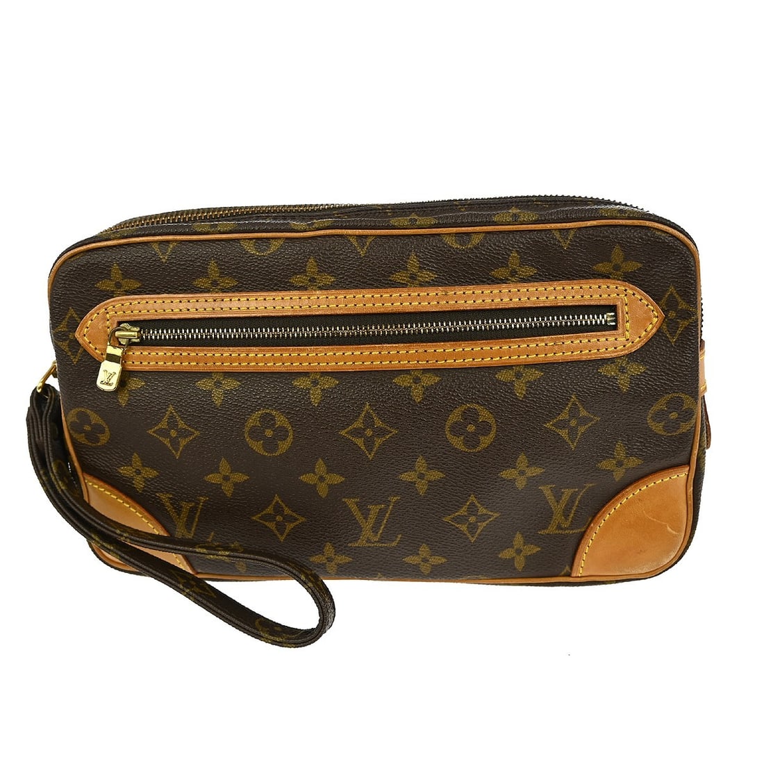 Louis Vuitton Marly Dragonne GM Clutch Bag M51825 Monogram Canvas (1 of 10)