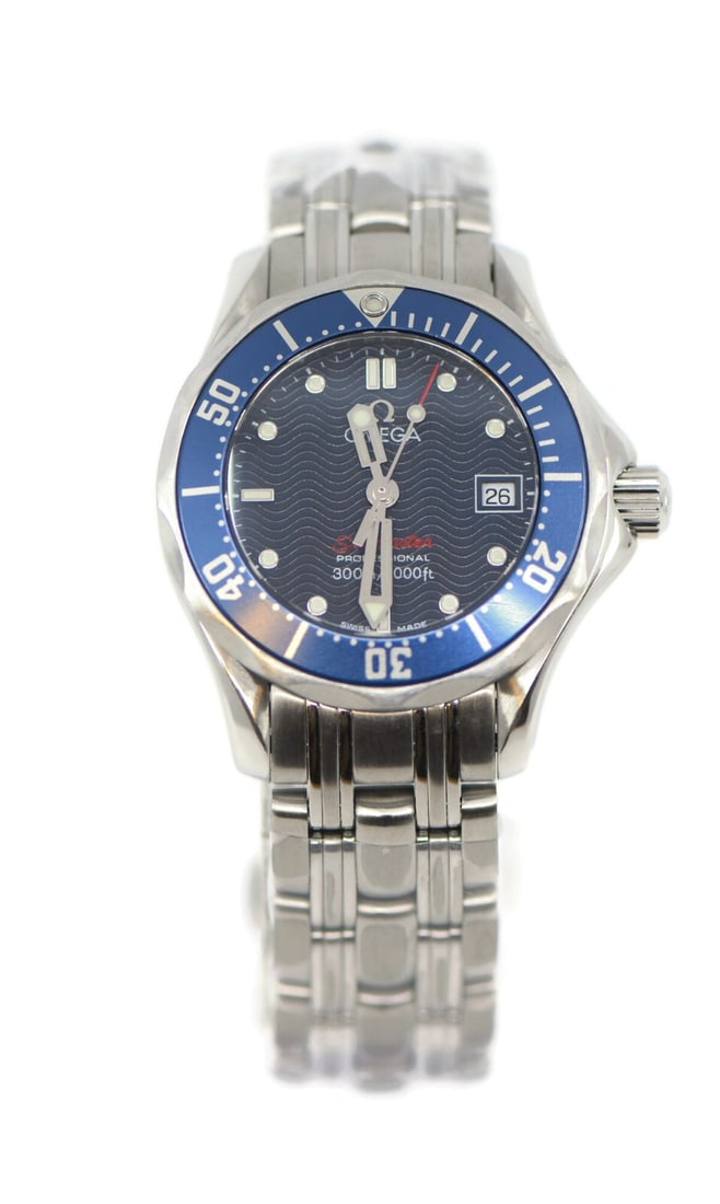 Omega Seamaster 300M Quartz Wristwatch 2224.80 Blue Dial with Box and Papers (1 of 3)