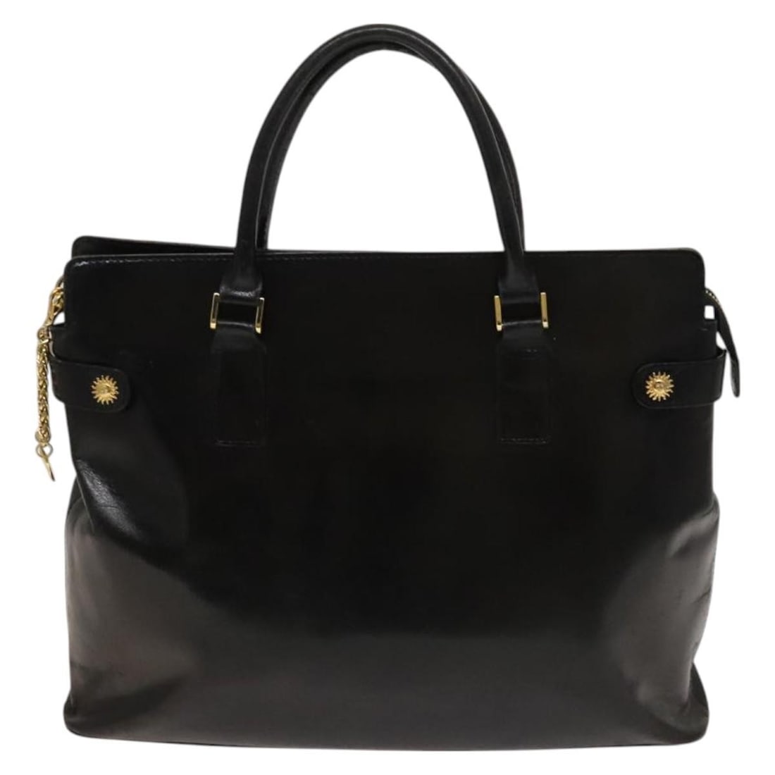 Vintage Black Versace Handbag with Structured Silhouette (1 of 2)