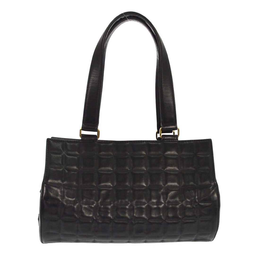 Chanel Chocolate Bar Black Quilted Lambskin Medium Shoulder Bag (1 of 9)