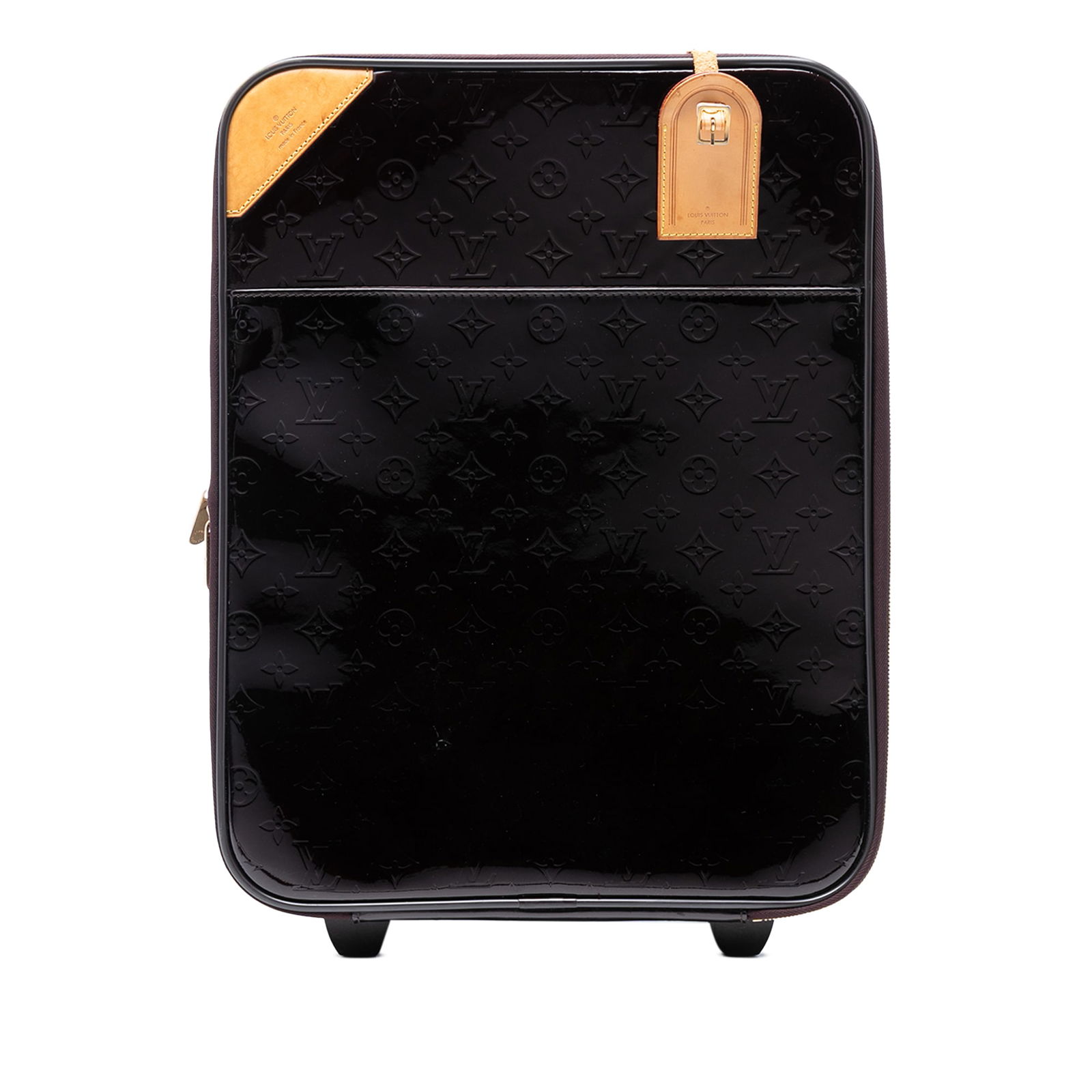 Louis Vuitton Monogram Vernis Pegase 45 Purple Leather Trolley Bag (1 of 7)