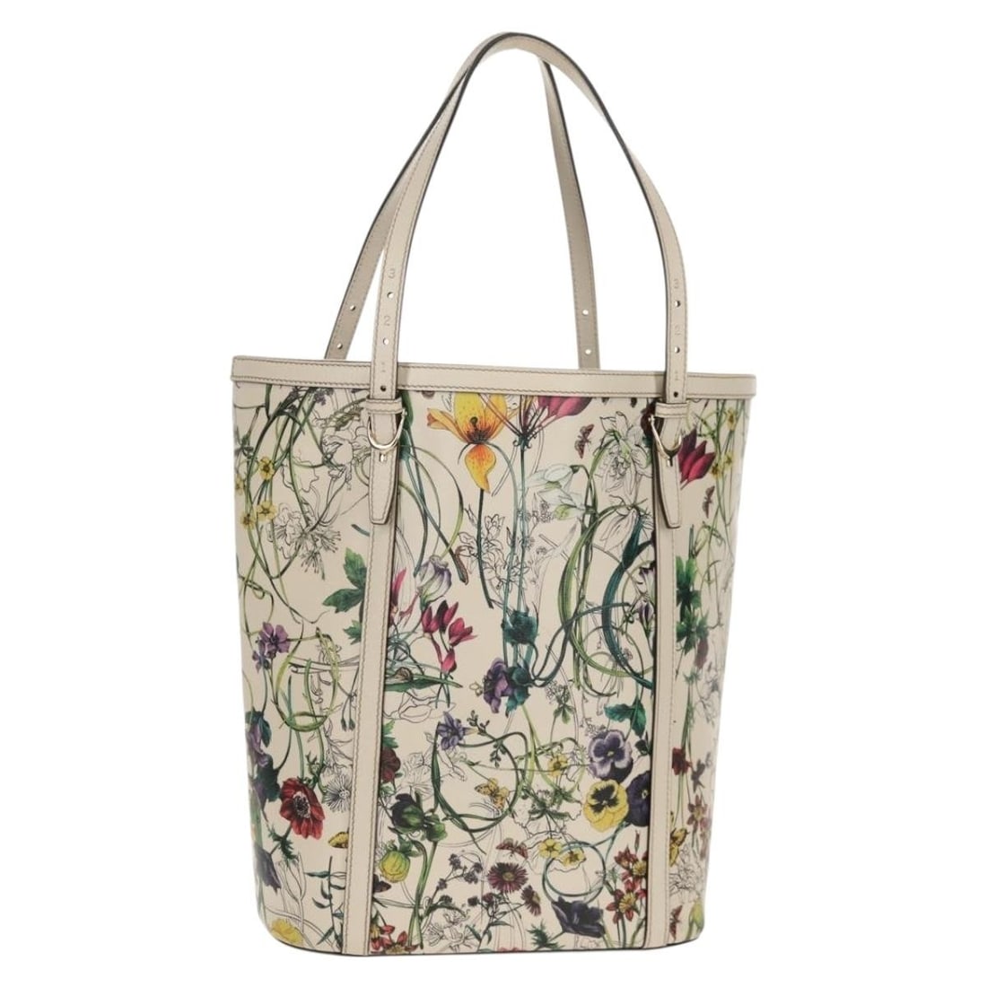 Gucci White Open Tote Bag with Minor Surface Wear (1 of 1)