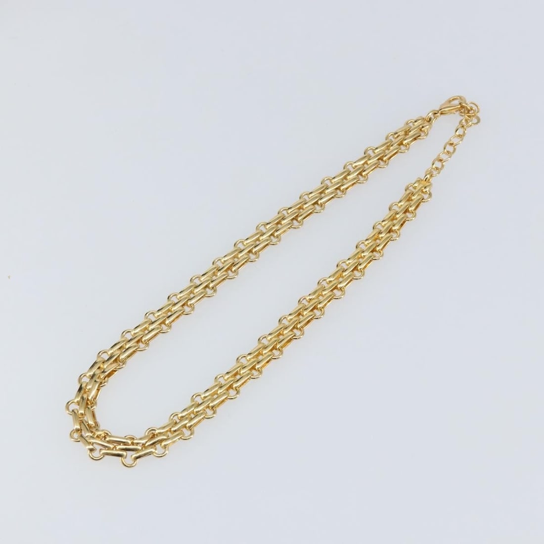 Vintage Christian Dior Gold Tone Chain Necklace with CD Clasp (1 of 2)