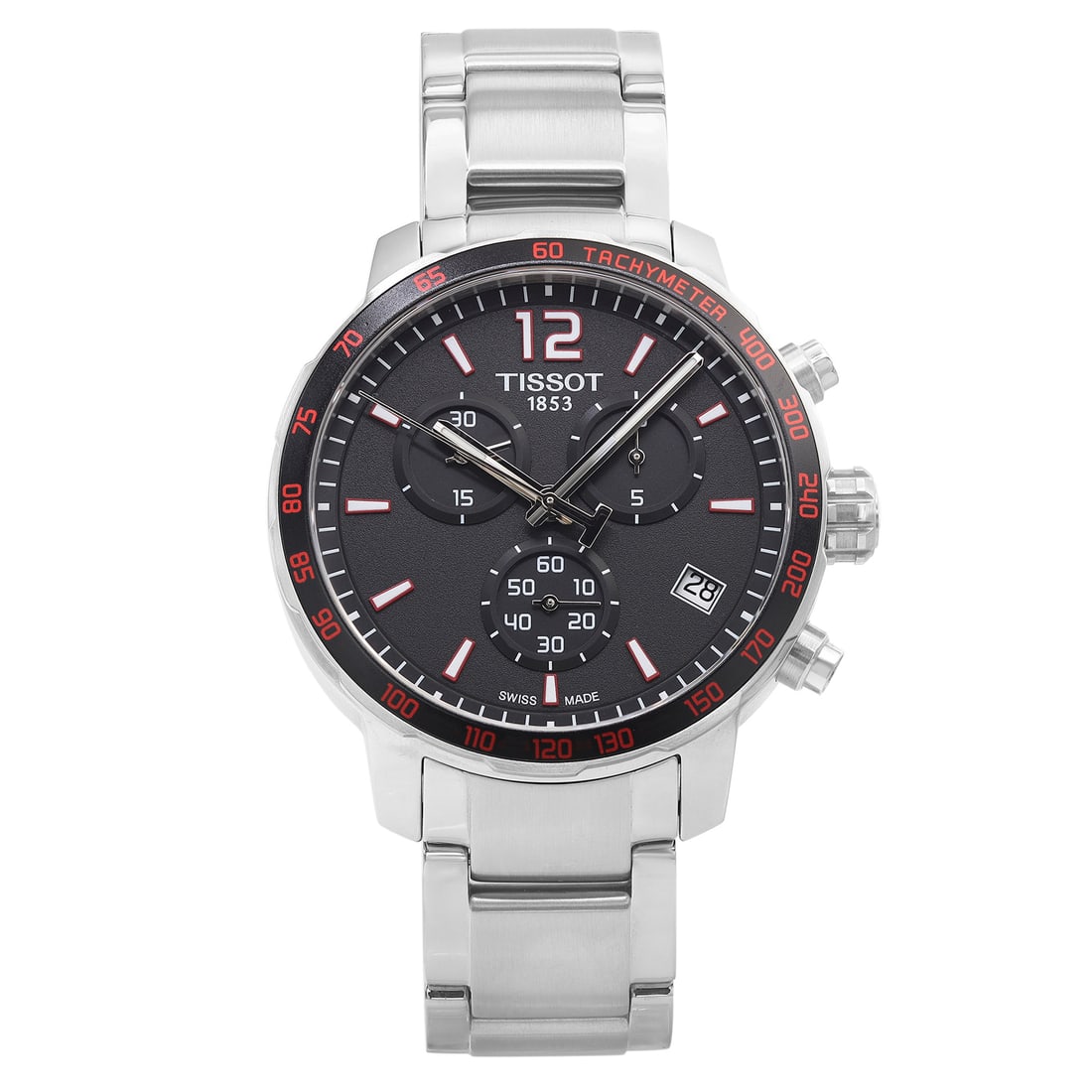 Tissot Quickster 42mm Quartz Sport Watch Black Dial T0954171105700: Tissot Quickster 42mm Quartz Sport Watch Black Dial T0954171105700 This Tissot Quickster is a stylish 42mm wristwatch designed for the sports enthusiast. Featuring a sleek black dial with luminous han