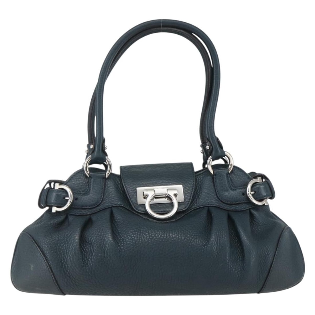 Green Gancini Handbag by Salvatore Ferragamo (1 of 2)