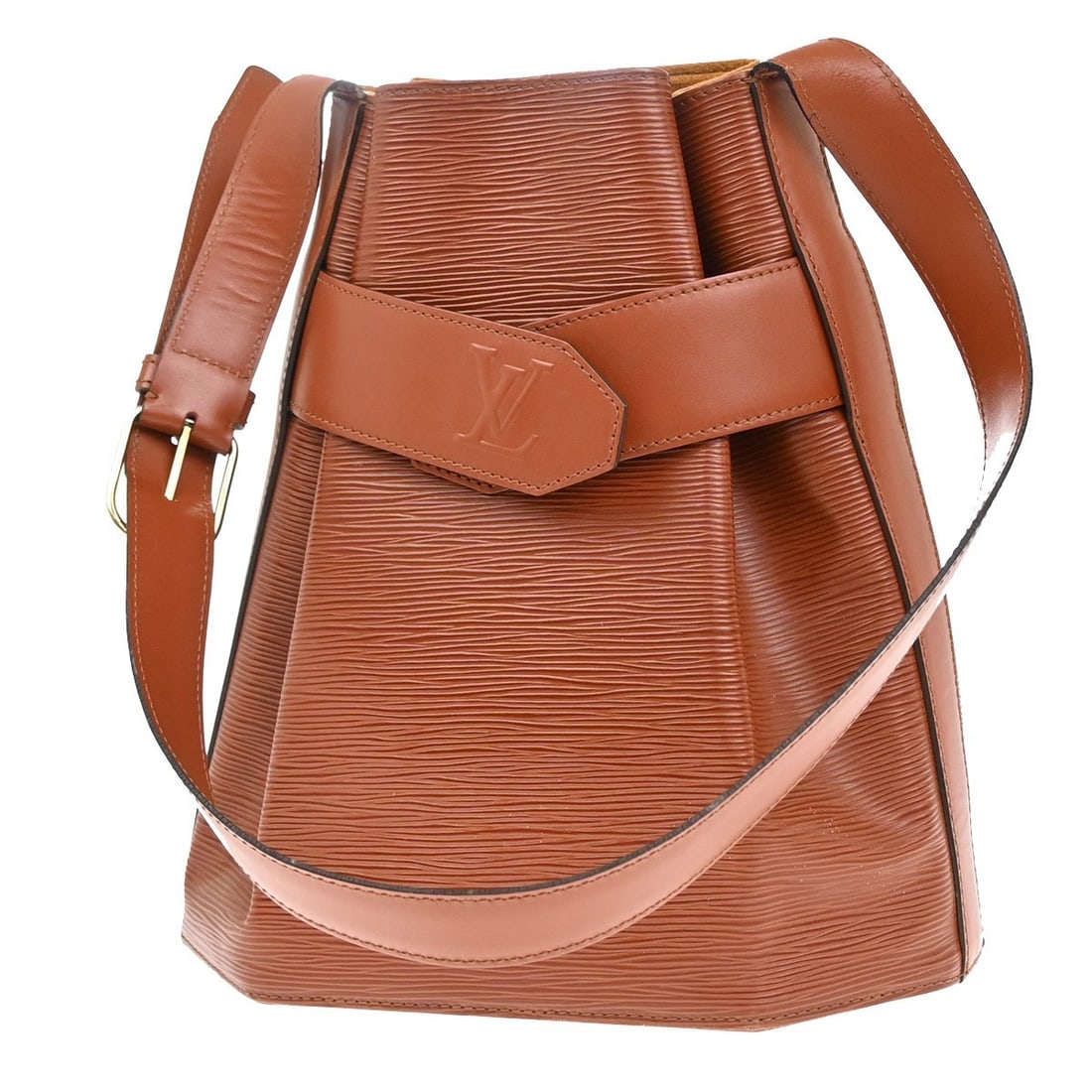 Vintage Sac d'Epaule Shoulder Bag by Louis Vuitton in Brown: Vintage Sac d'Epaule Shoulder Bag by Louis Vuitton in Brown This Louis Vuitton Vintage Sac d'Epaule shoulder bag features a classic brown color and is designed for female use. The pre-owned bag shows