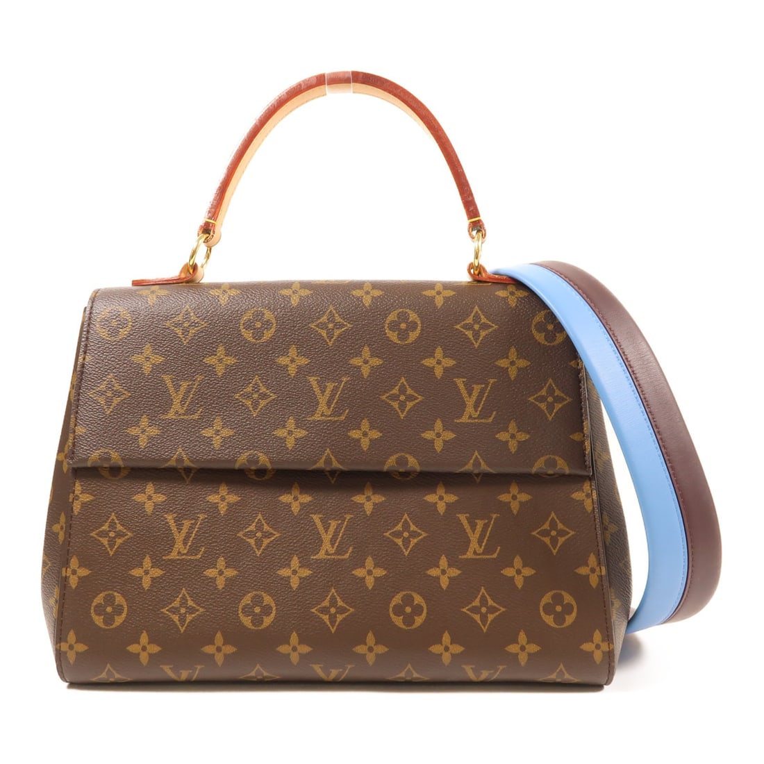 Louis Vuitton Cluny MM 2-Way Shoulder Bag M42735 Brown PVC Canvas: Louis Vuitton Cluny MM 2-Way Shoulder Bag M42735 Brown PVC Canvas This Louis Vuitton Cluny MM 2-way shoulder bag is a stylish and versatile accessory crafted from durable PVC coated canvas in a rich b
