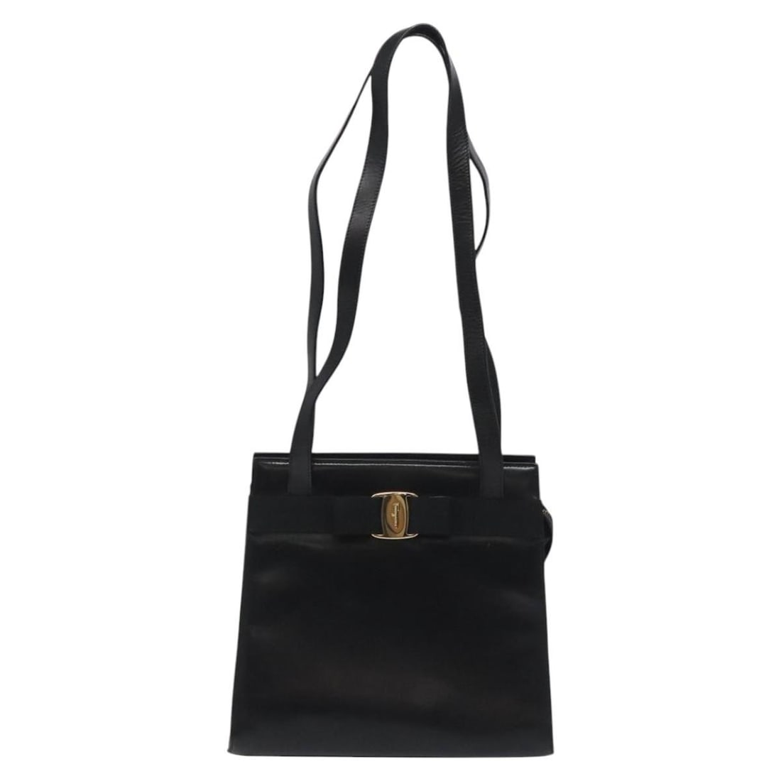 Vara Shoulder Bag by Salvatore Ferragamo in Black (1 of 2)