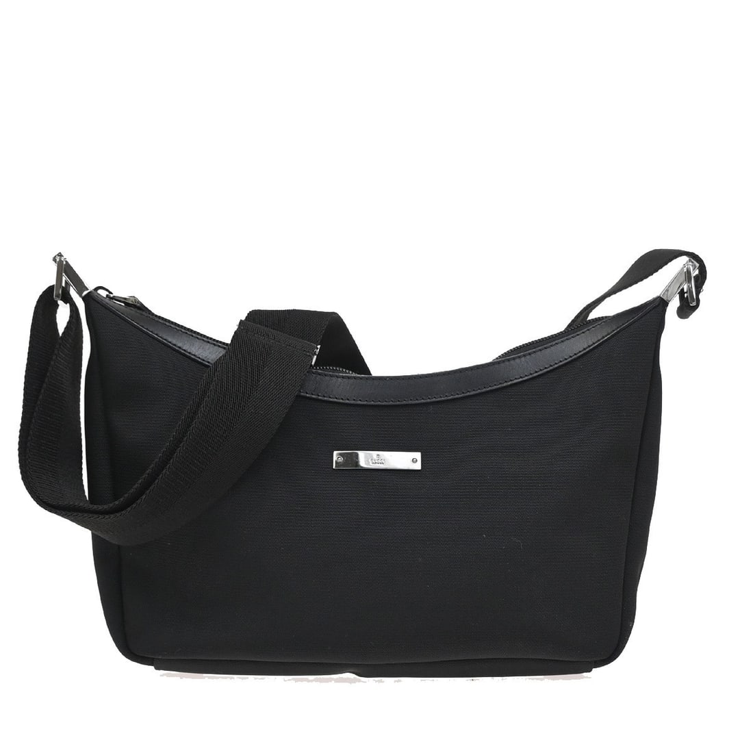 Pre-Owned Gucci Black Vintage Shoulder Bag for Women: Pre-Owned Gucci Black Vintage Shoulder Bag for Women This vintage Gucci shoulder bag features a classic black design and is tailored for female use. The pre-owned bag is in very good condition, with v