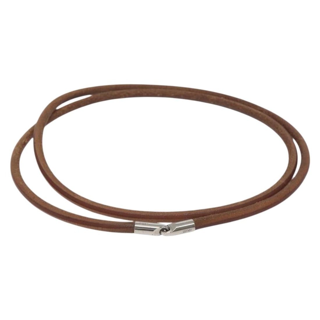 Brown Laniere Bracelet by Hermes (1 of 2)