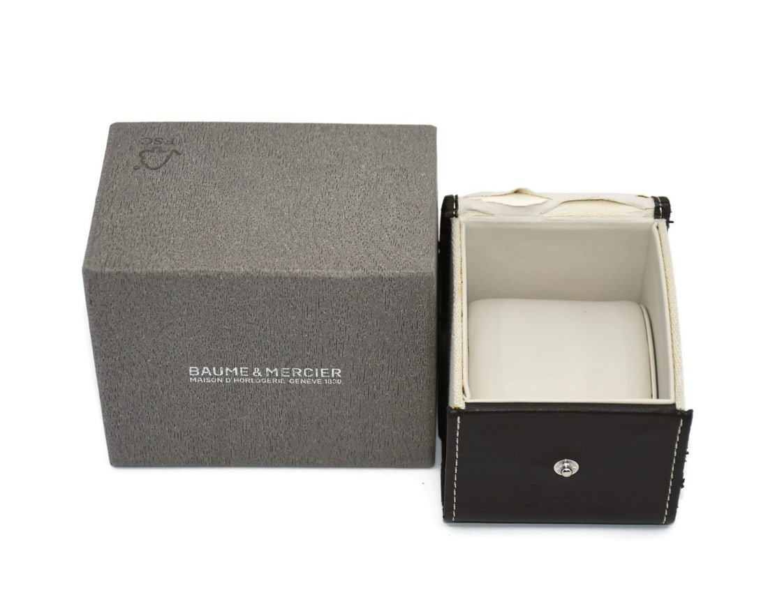 Baume & Mercier Authentic Watch Travel Case 4x3x3 Inches (1 of 1)