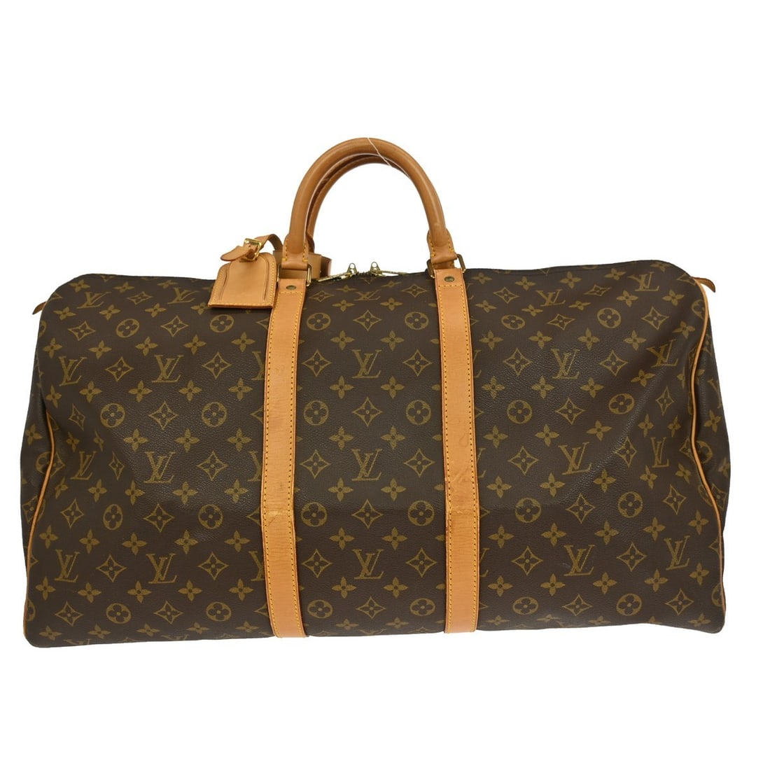 Keepall 55 Travel Handbag by Louis Vuitton in Brown (1 of 1)