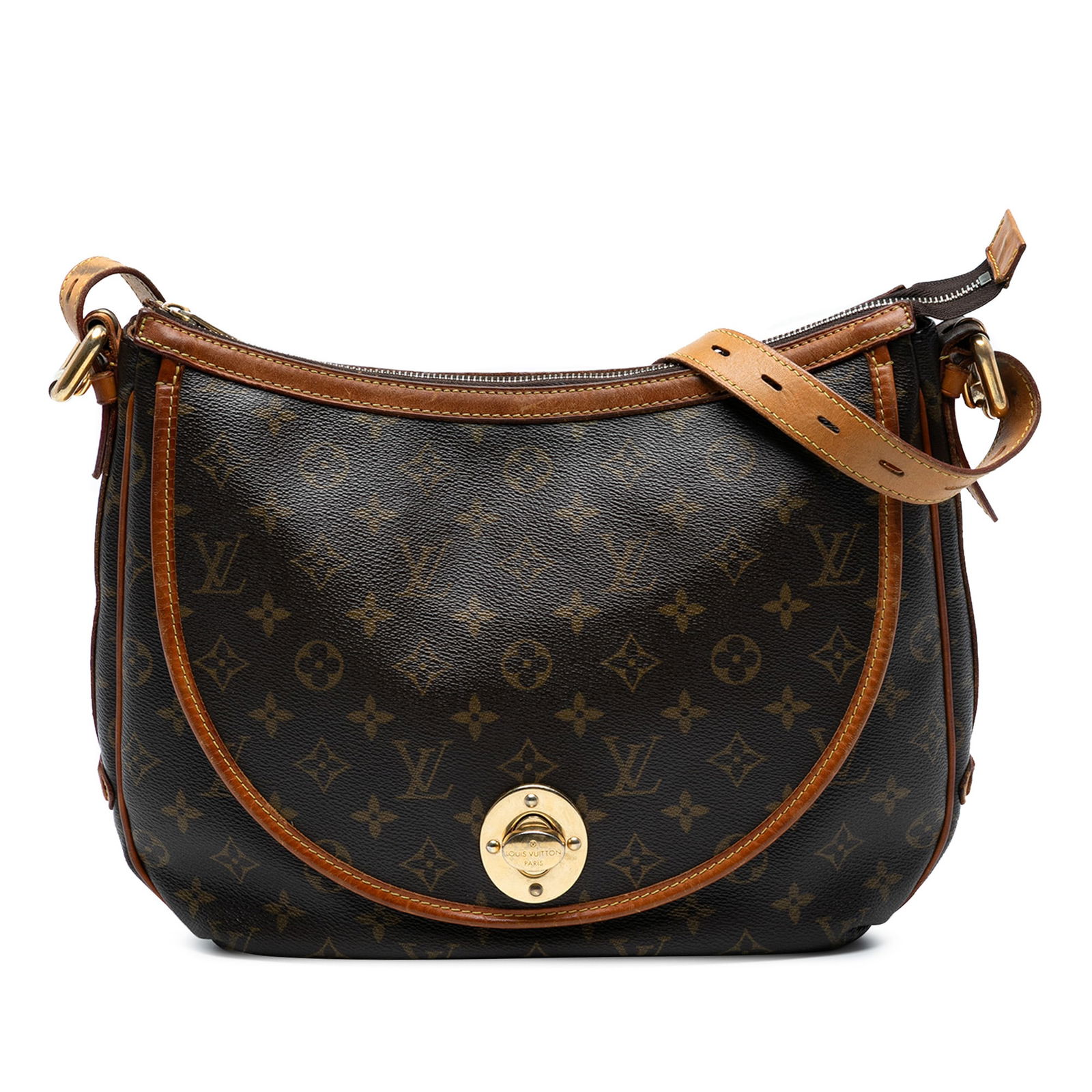 Louis Vuitton Monogram Tulum GM Bag with Vachetta Leather Trim (1 of 7)