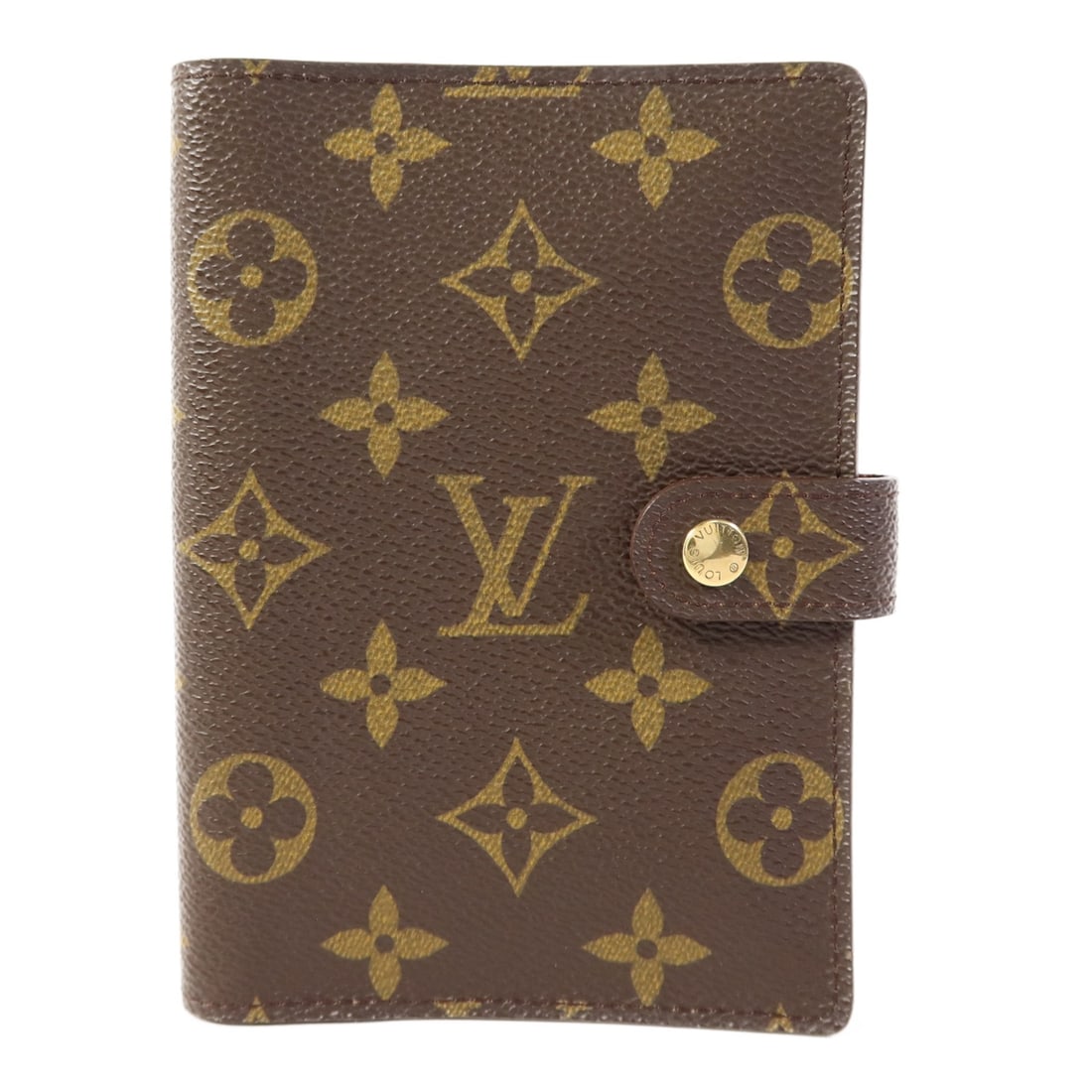 LOUIS VUITTON Monogram Brown GHW Agenda PM Notebook Cover R20005 (1 of 16)