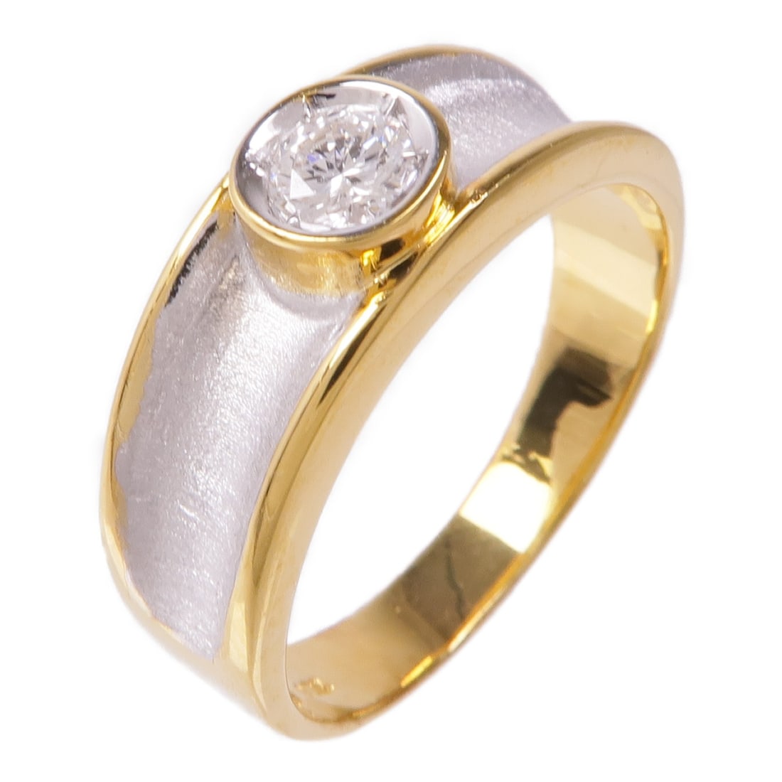 JEWELRY 18K White Gold Diamond Ring Size 8 (1 of 7)