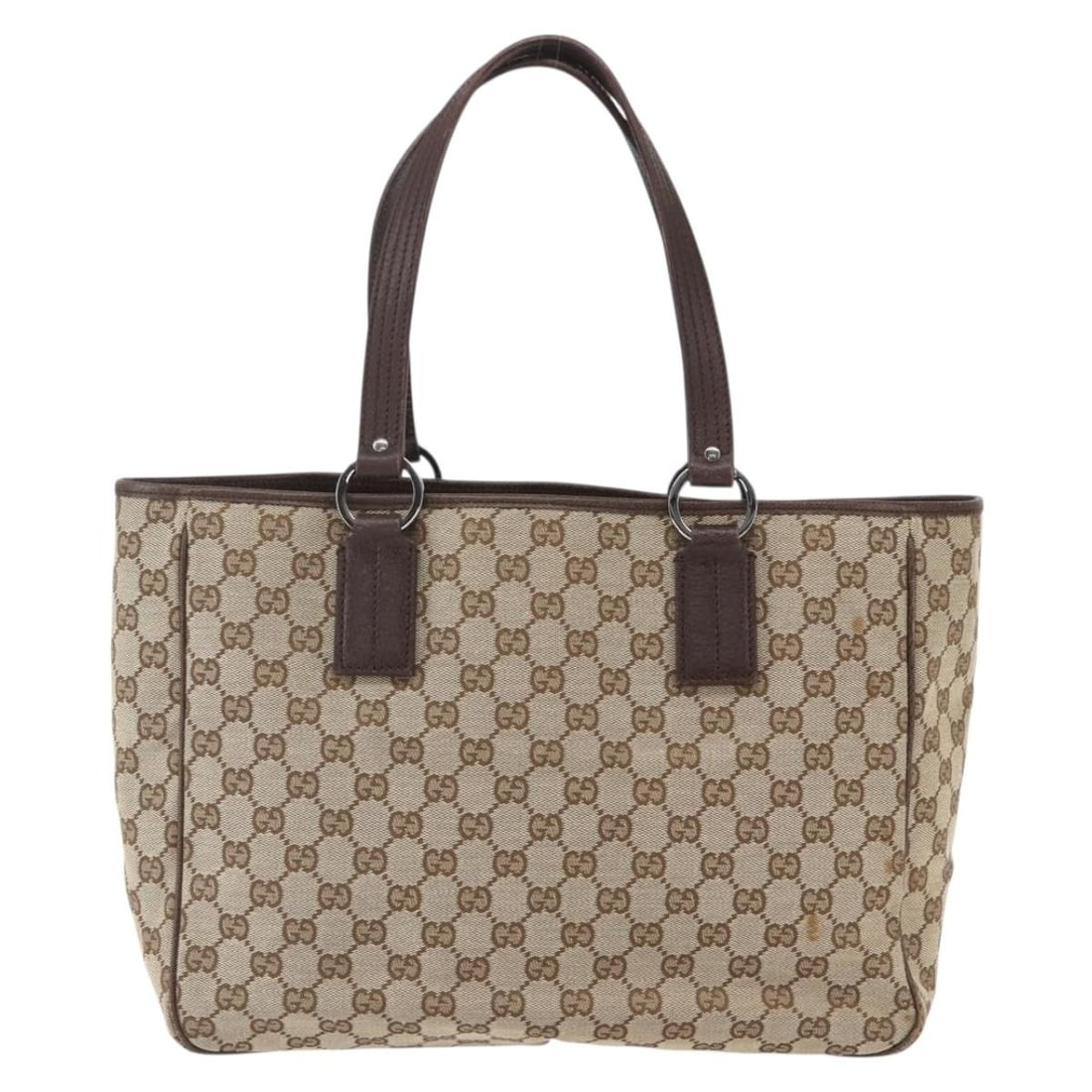 Gucci Beige Vintage Tote Bag with Open Top Design (1 of 2)