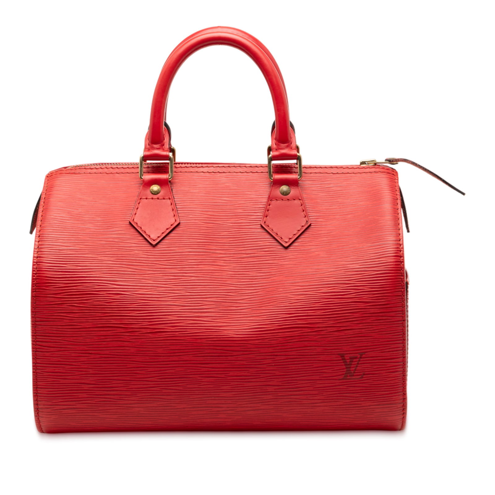 Red Epi Leather Speedy 25 Handbag by Louis Vuitton (1 of 7)