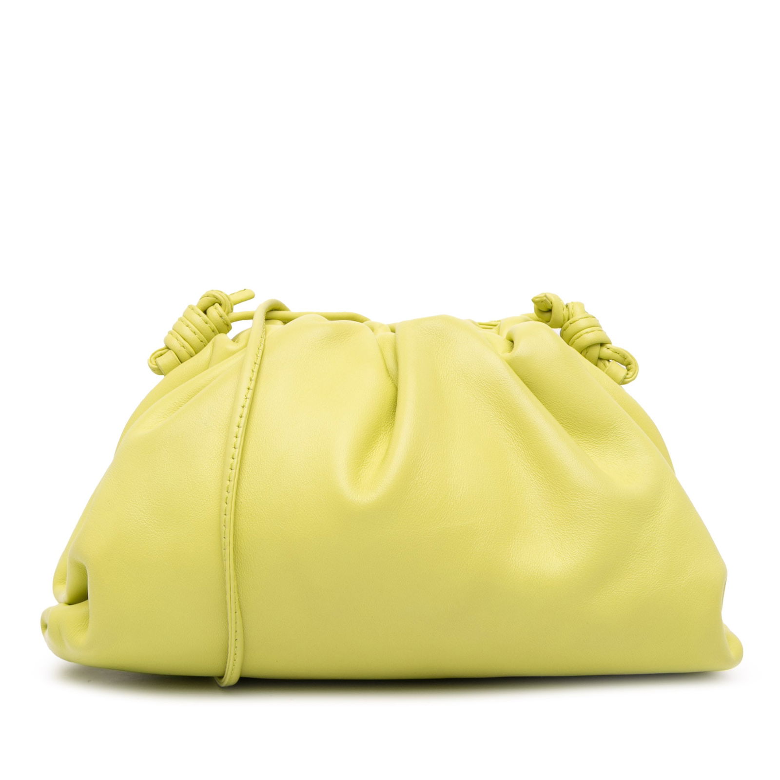 Bottega Veneta Yellow Lambskin Mini Pouch Crossbody Bag (1 of 10)